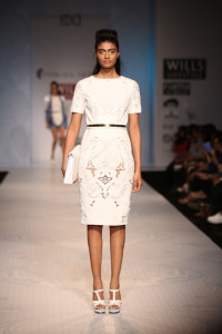 pankaj & nidhi white dress