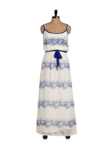 Blue & white dress by Eavan